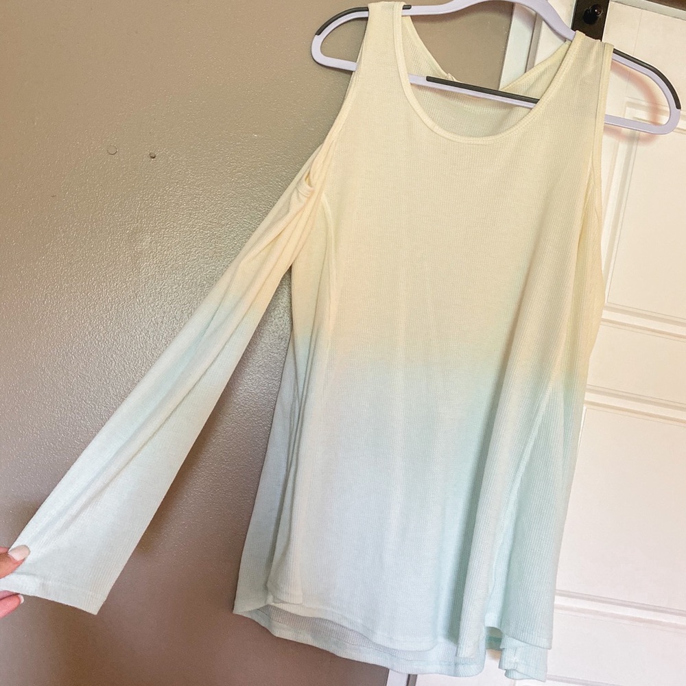 Waffle knit top